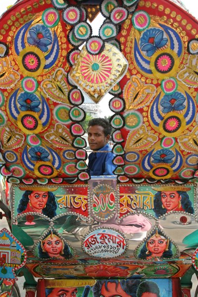Rickshaw Decoration in Bangladesh by Unknown